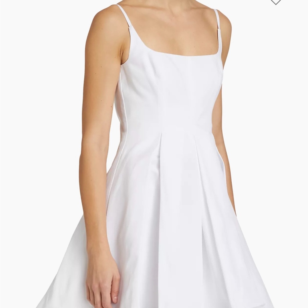 STAUD WHITE MINI DRESS